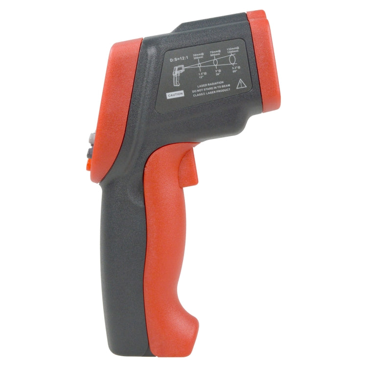 Wintact WT900 handheld infrared thermometer with LCD display, measuring temperatures from -50°C to 950°C, ideal for outdoor use.