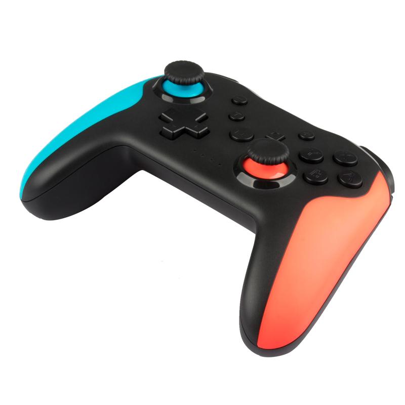 Wireless Bluetooth Gamepad for Nintendo Switch and Switch Lite, featuring a sleek design and ergonomic grip, ideal for gaming.