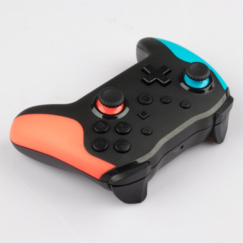 Wireless Bluetooth Gamepad for Nintendo Switch and Switch Lite, featuring a sleek design and ergonomic grip, ideal for gaming.