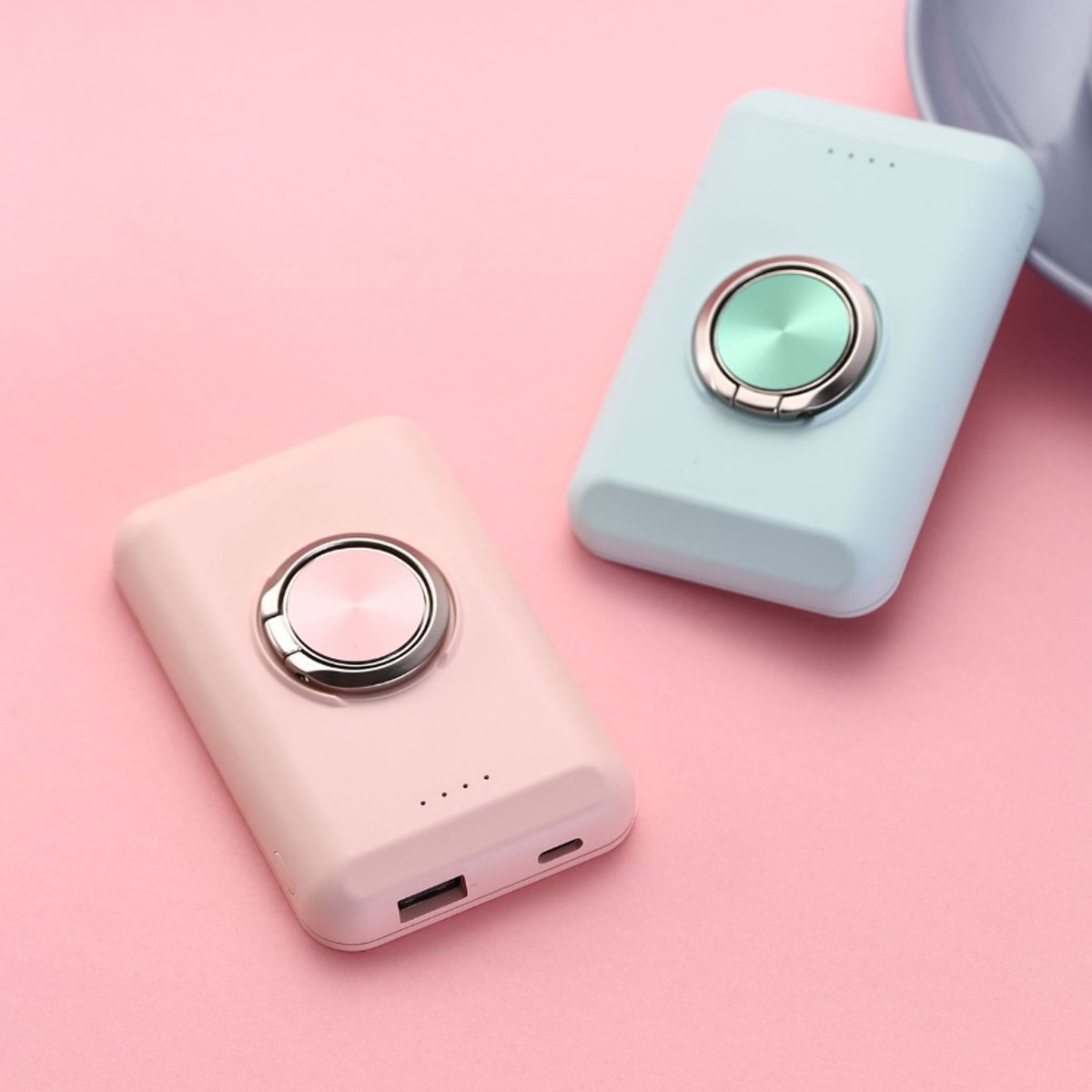 Wireless Magnetic Charger and Power Bank for iPhone 12, featuring a sleek design and magnetic attachment for easy charging.