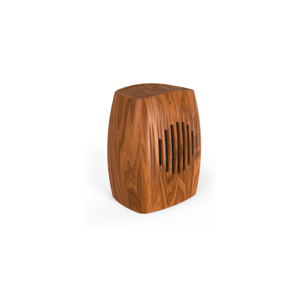 Wood Look Retro Bluetooth Speaker with a classic wood finish, showcasing its stylish design and compact size.