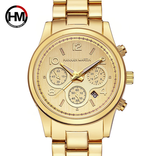 Elegant women’s rose gold wristwatch with rhinestones, featuring a round alloy case and stainless steel band, designed for fashion and waterproof use.