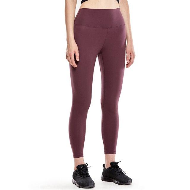 Women's Naked Feeling II High Waist Yoga Leggings in black, featuring a high waist and side pocket for convenience during workouts.