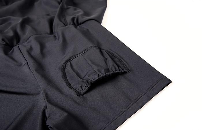 Women's Quick Dry High Waisted Tennis Skirt in black with pleated design and pockets, perfect for sports and casual wear.