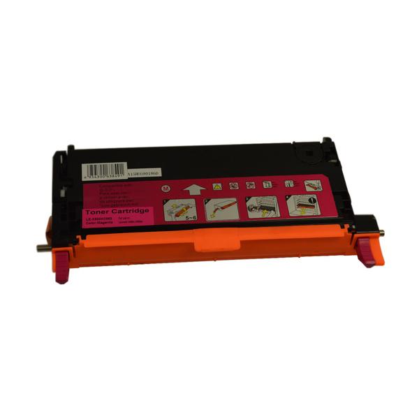 X560H2MG Premium Generic Magenta Toner Cartridge, showcasing vibrant magenta color and sleek design.