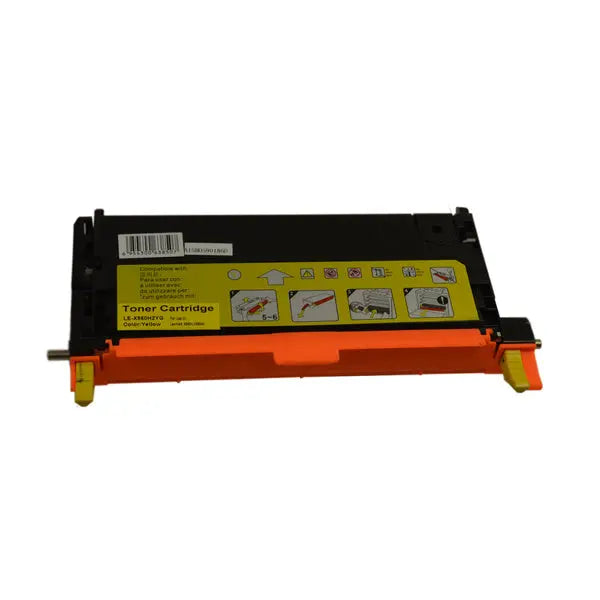 X560H2YG Premium Generic Yellow Toner Cartridge, remanufactured for high-quality printing with vibrant yellow color.