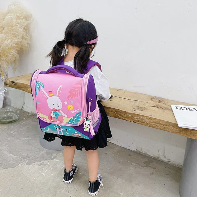 XKWZKIDS Kindergarten Children School Bag featuring a cute cartoon design, padded shoulder straps, and spacious compartments for kids.