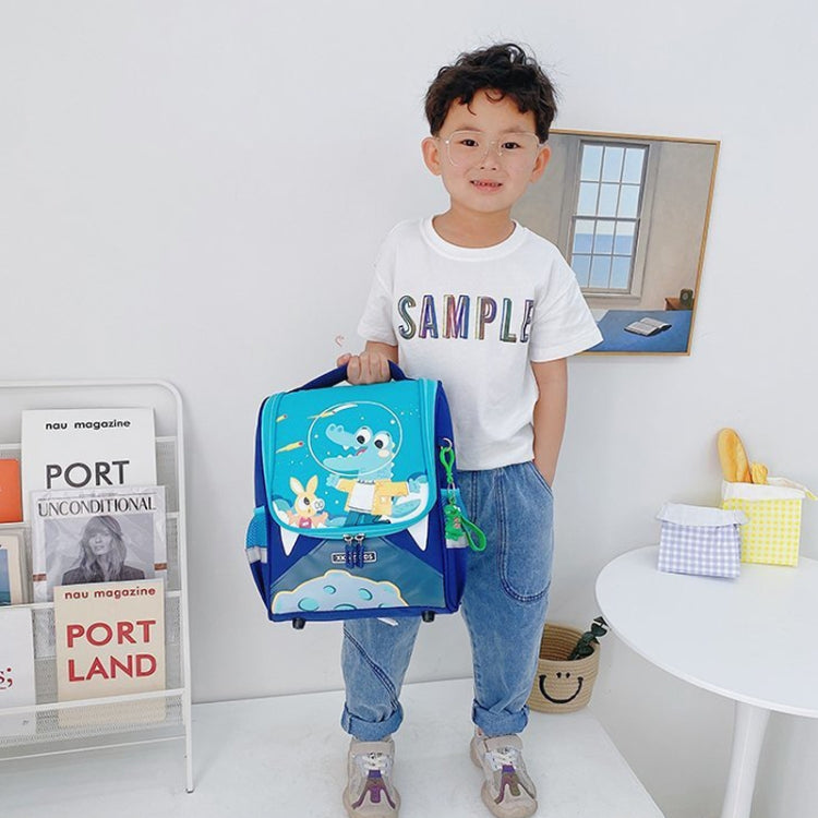 XKWZKIDS Kindergarten Children School Bag featuring a cute cartoon design, padded shoulder straps, and spacious compartments for kids.