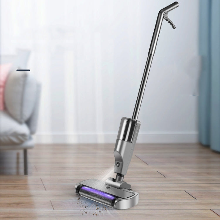 XM001 Smart Wireless Electric Vacuum Cleaner with mopping and scrubbing features, showcasing its sleek design and functionality.