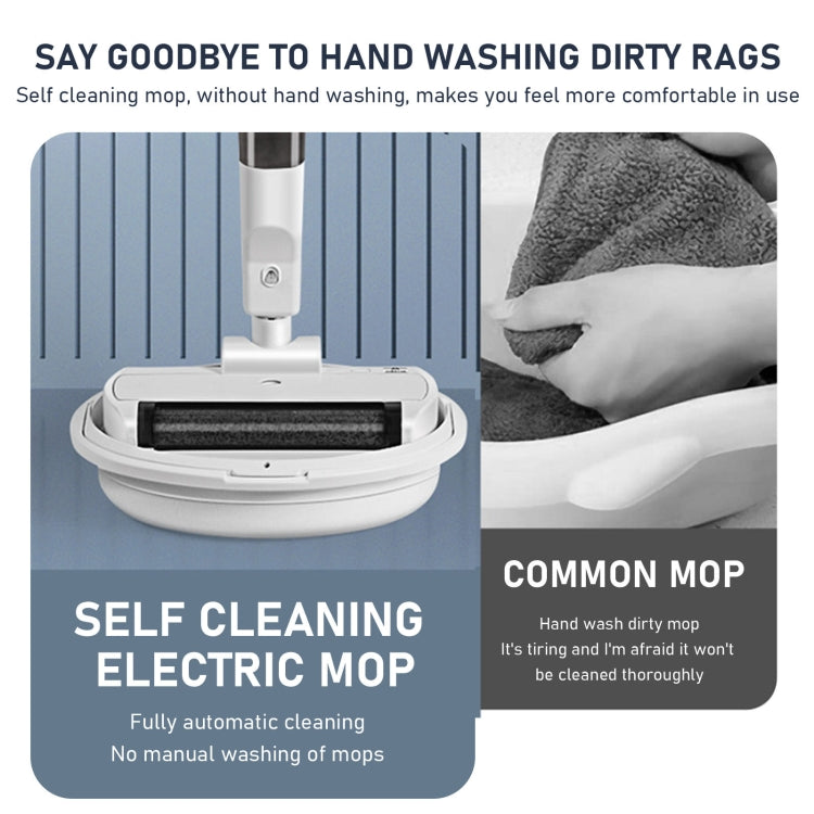 XM001 Smart Wireless Electric Vacuum Cleaner with mopping and scrubbing features, showcasing its sleek design and functionality.