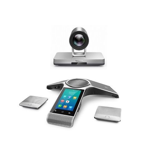 Yealink CP960-UVC80 Zoom Room Conference Kit with conference phone and camera, designed for large boardrooms.