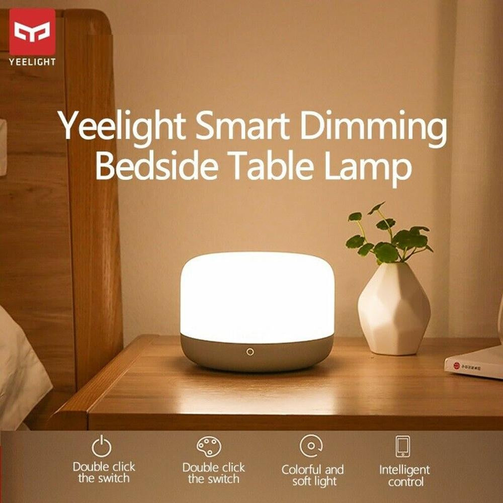 YEELIGHT LED Bedside Lamp D2 with touch controls and modern design, perfect for smart home integration.