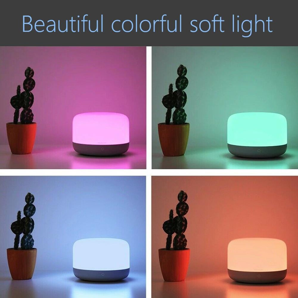 YEELIGHT LED Bedside Lamp D2 with touch controls and modern design, perfect for smart home integration.