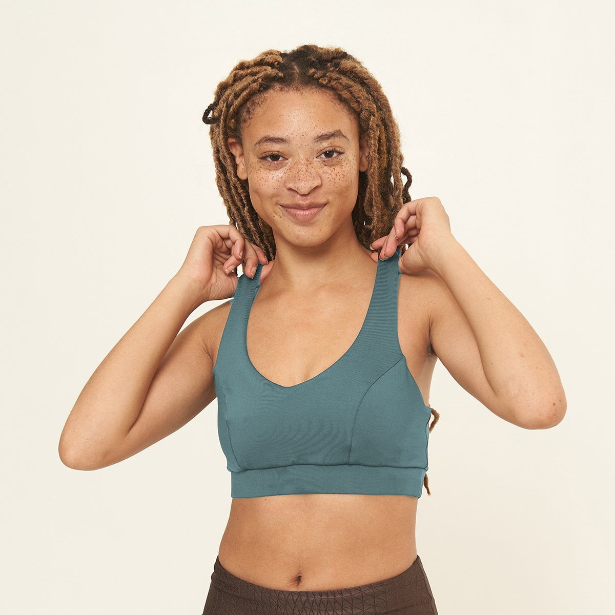 Main Classic Performance Bra Top- Agave Solid image