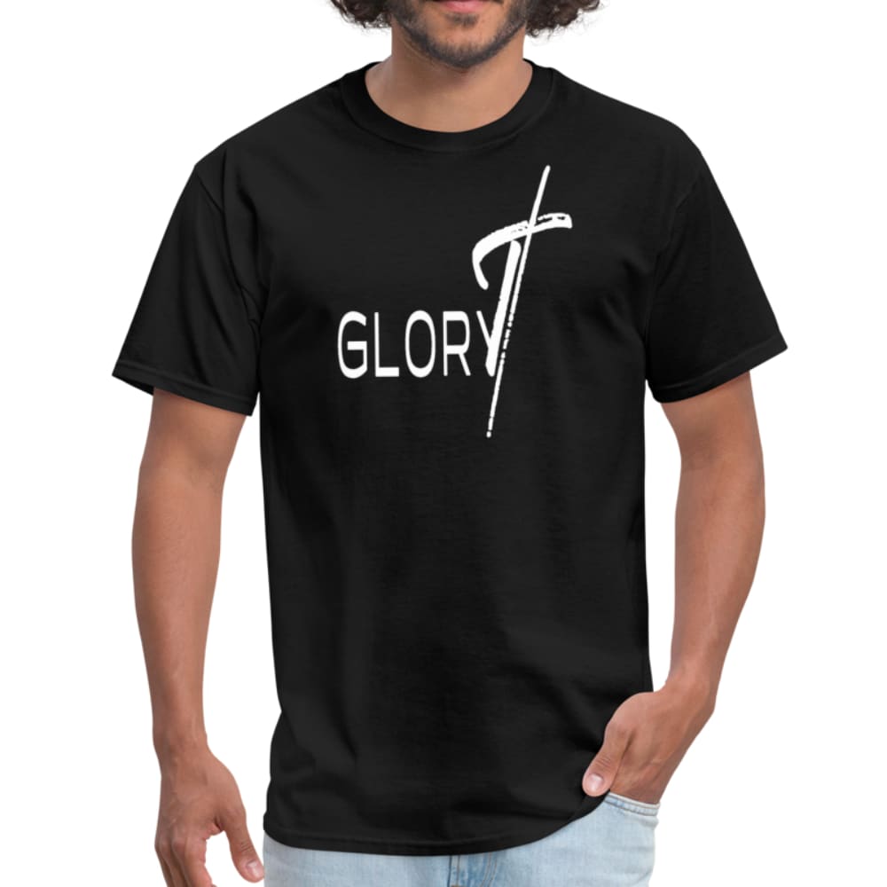 Men's Glory Graphic Tee in various colors, showcasing its soft fabric and stylish design.