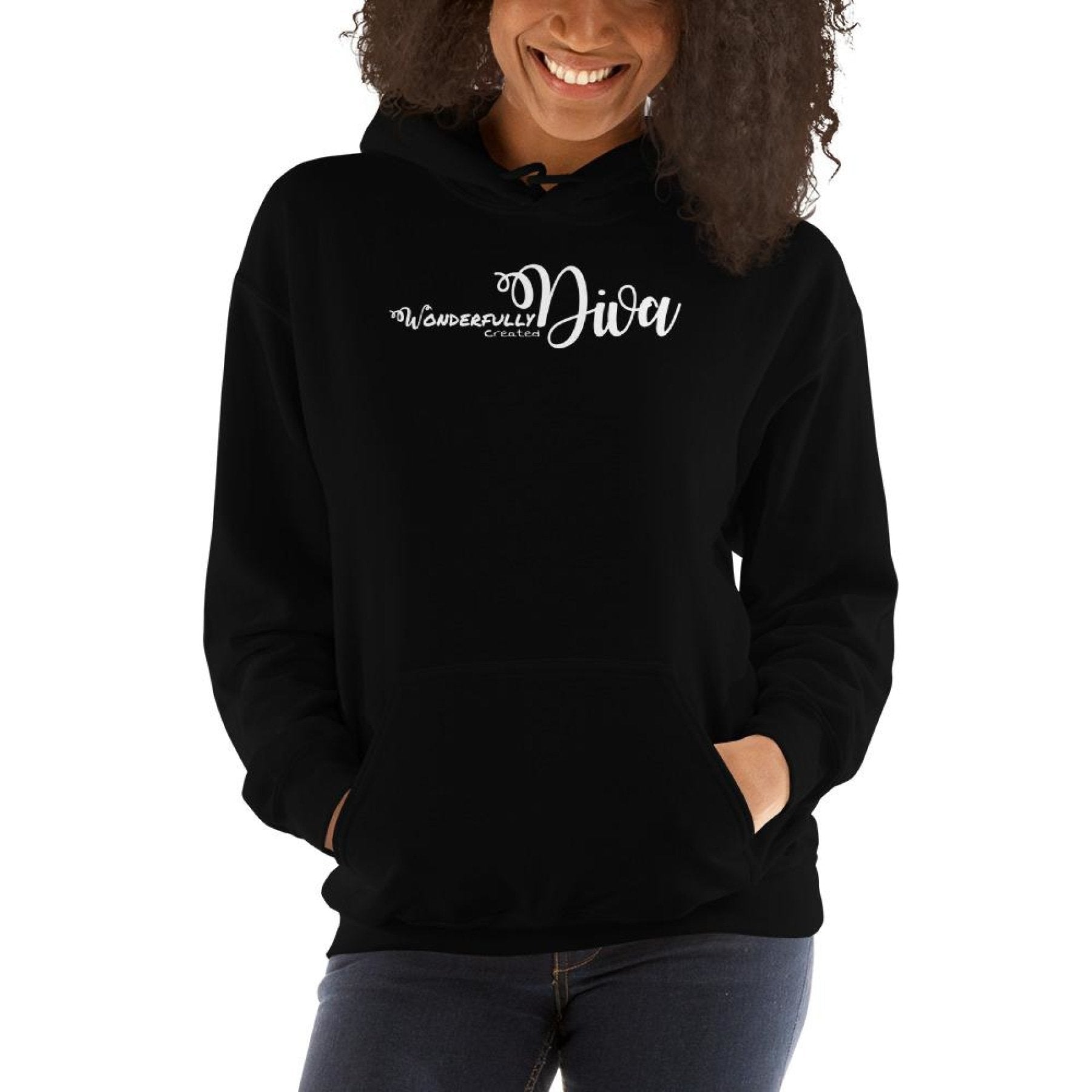 A stylish Women's Hoodie - Pullover Sweatshirt featuring a double-lined hood, front pouch pocket, and rib knit cuffs, perfect for cozy evenings.