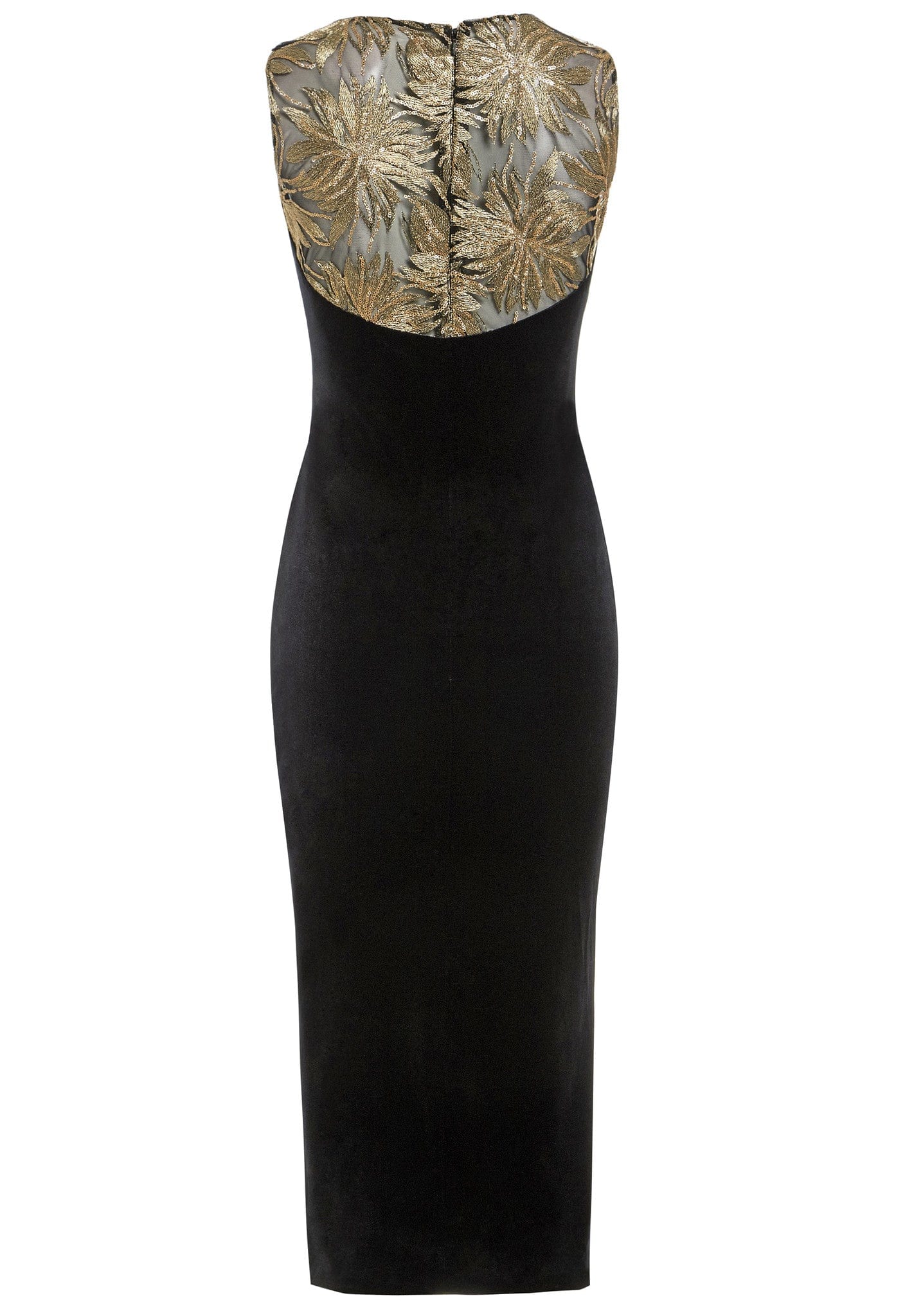 Elegant Sweetheart Neckline Dress in luxurious silk velvet with embellished lace details, perfect for formal events.