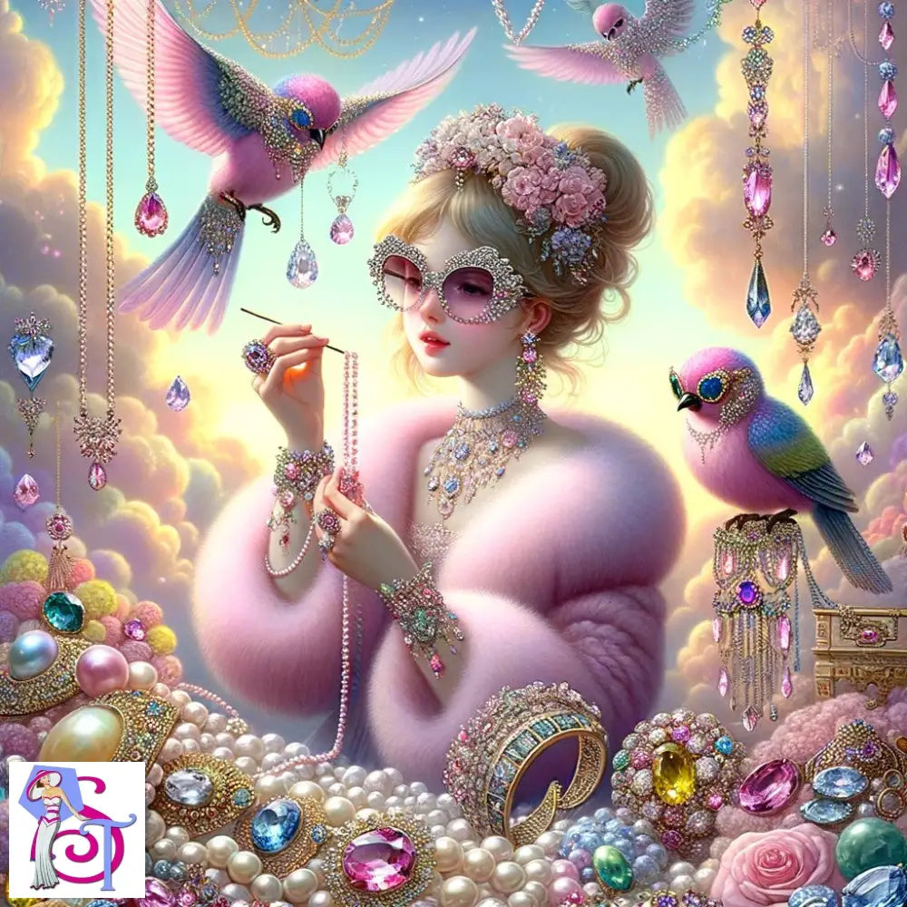 Wonder Jewels The Wonderscape video cover featuring vibrant artwork by Sharon Tatem, showcasing a fantastical landscape.