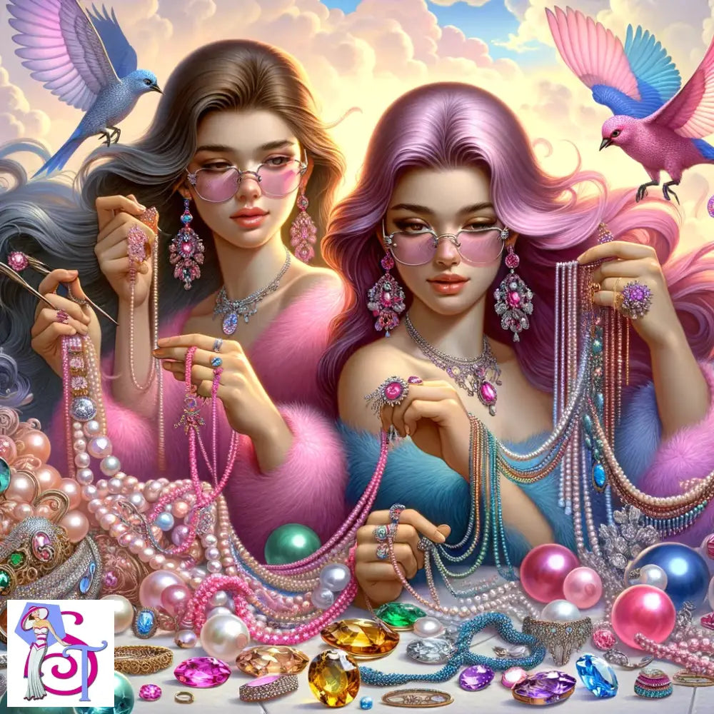 Wonder Jewels The Wonderscape video cover featuring vibrant artwork by Sharon Tatem, showcasing a fantastical landscape.