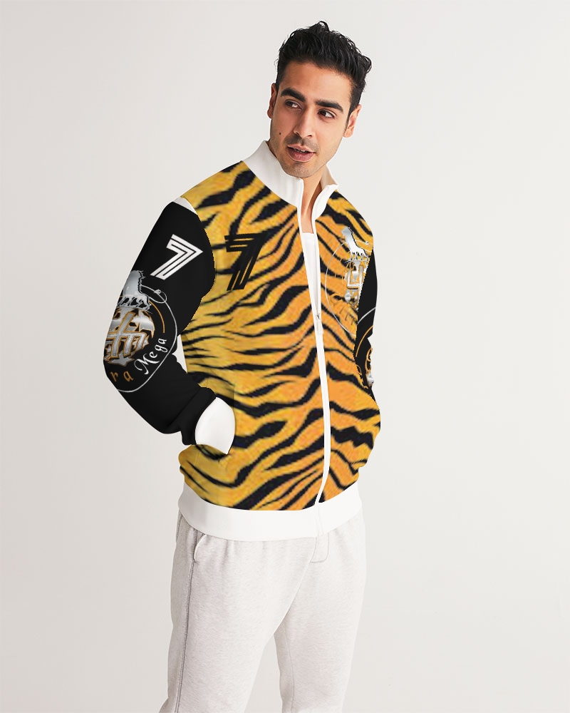 Bengali 7 Men's Track Jacket featuring ribbed collar, cuffs, and zip pockets, designed for comfort and style.