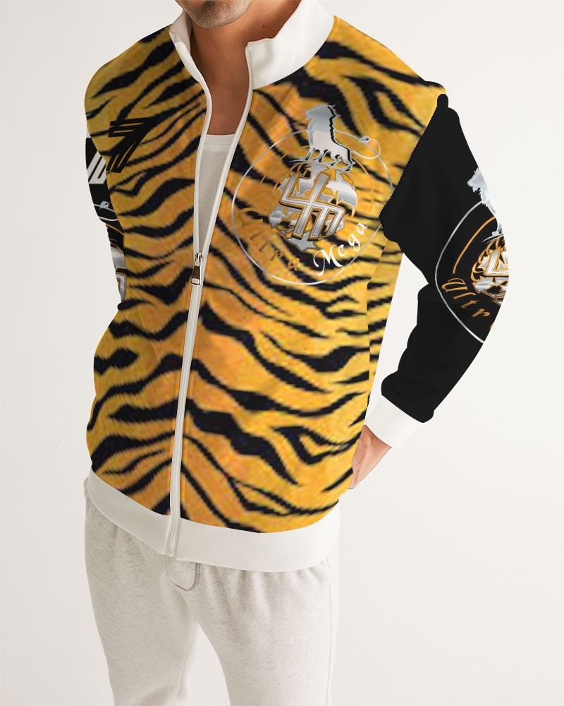 Bengali 7 Men's Track Jacket featuring ribbed collar, cuffs, and zip pockets, designed for comfort and style.