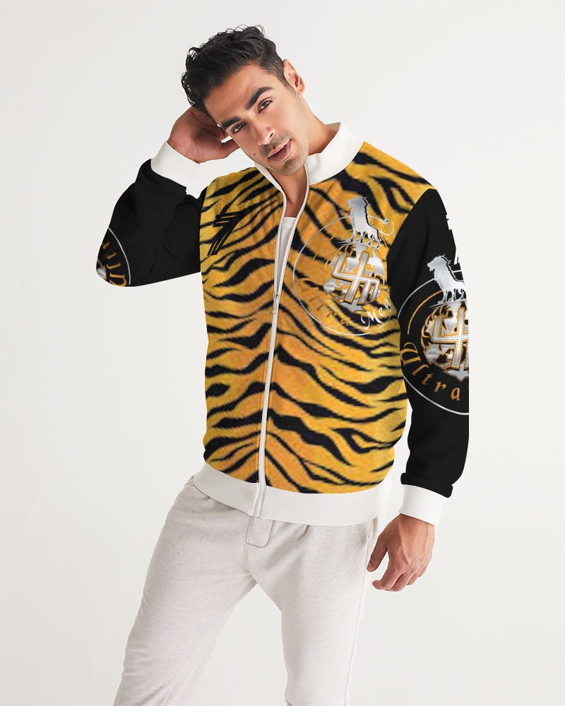 Bengali 7 Men's Track Jacket featuring ribbed collar, cuffs, and zip pockets, designed for comfort and style.