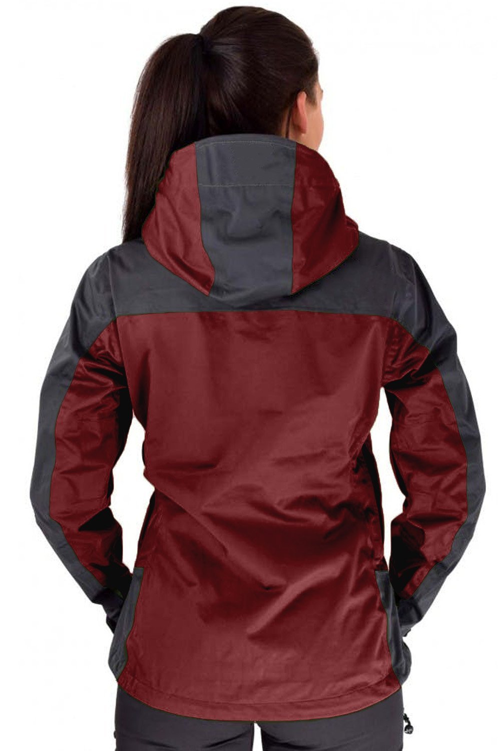 Fashion Red Silence Proshell Jacket featuring a vibrant red color, fully taped seams, and an athletic fit, ideal for outdoor activities.