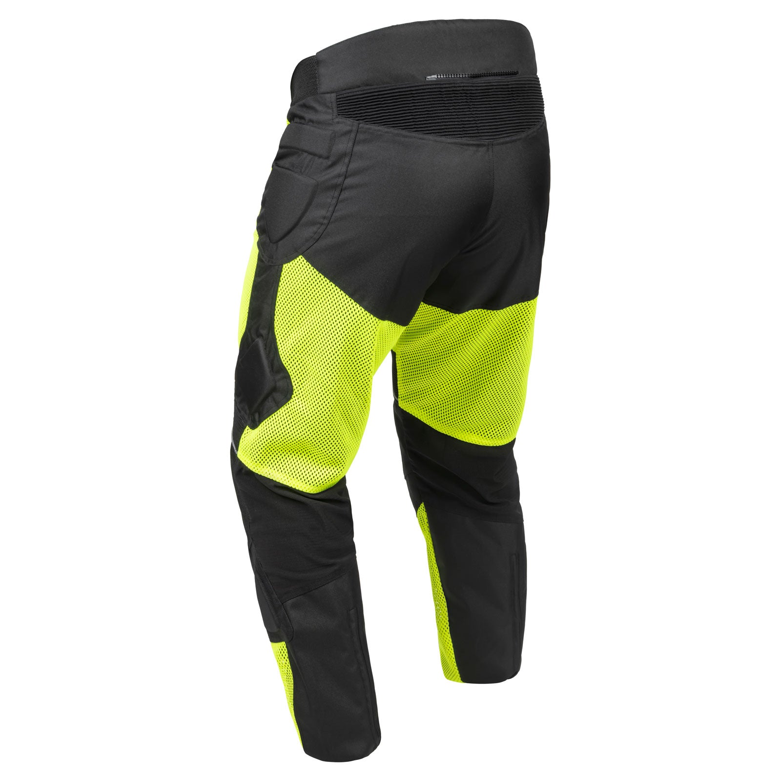 Pantalone In Rette riding pants featuring flow-through mesh and CE approved knee armor, designed for comfort and safety.