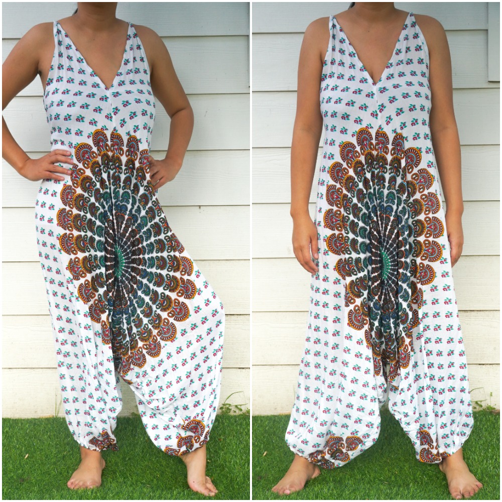 Main Chakra Hippie Jumpsuits, Boho Rompers, Festival Clothing image