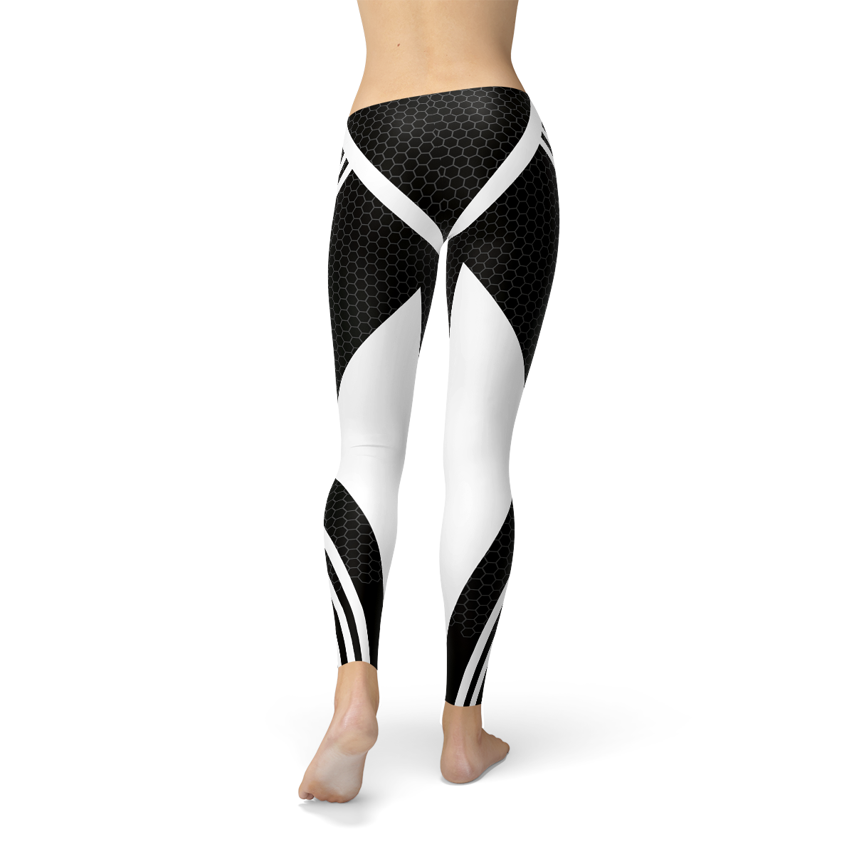 Womens Black Venom Leggings featuring a sleek design, moisture-wicking fabric, and unique graphic patterns, perfect for workouts and casual wear.