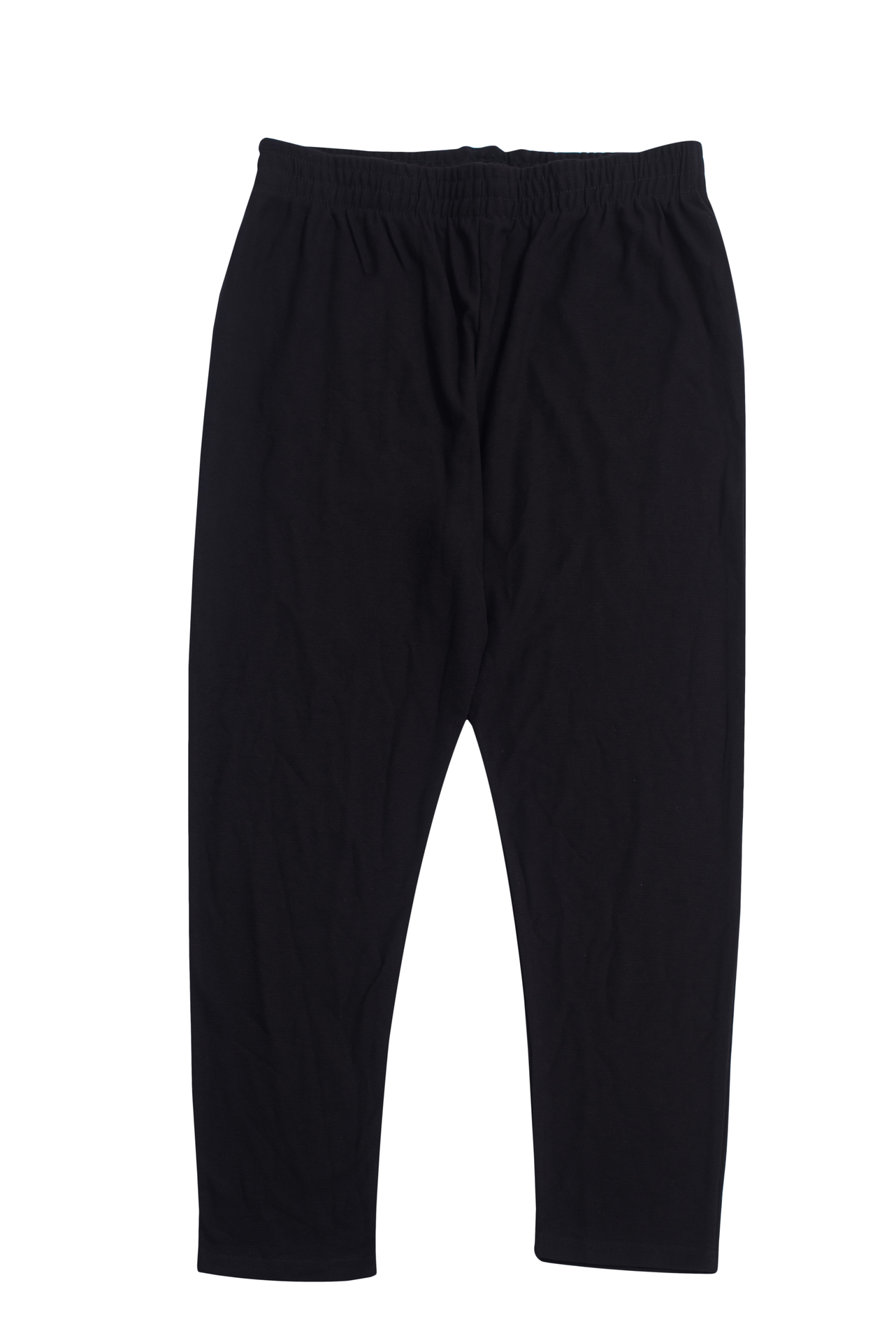 A pair of women's straight fit trousers made from a honeycomb pique cotton blend, featuring an elasticated waistband and a sleek silhouette.