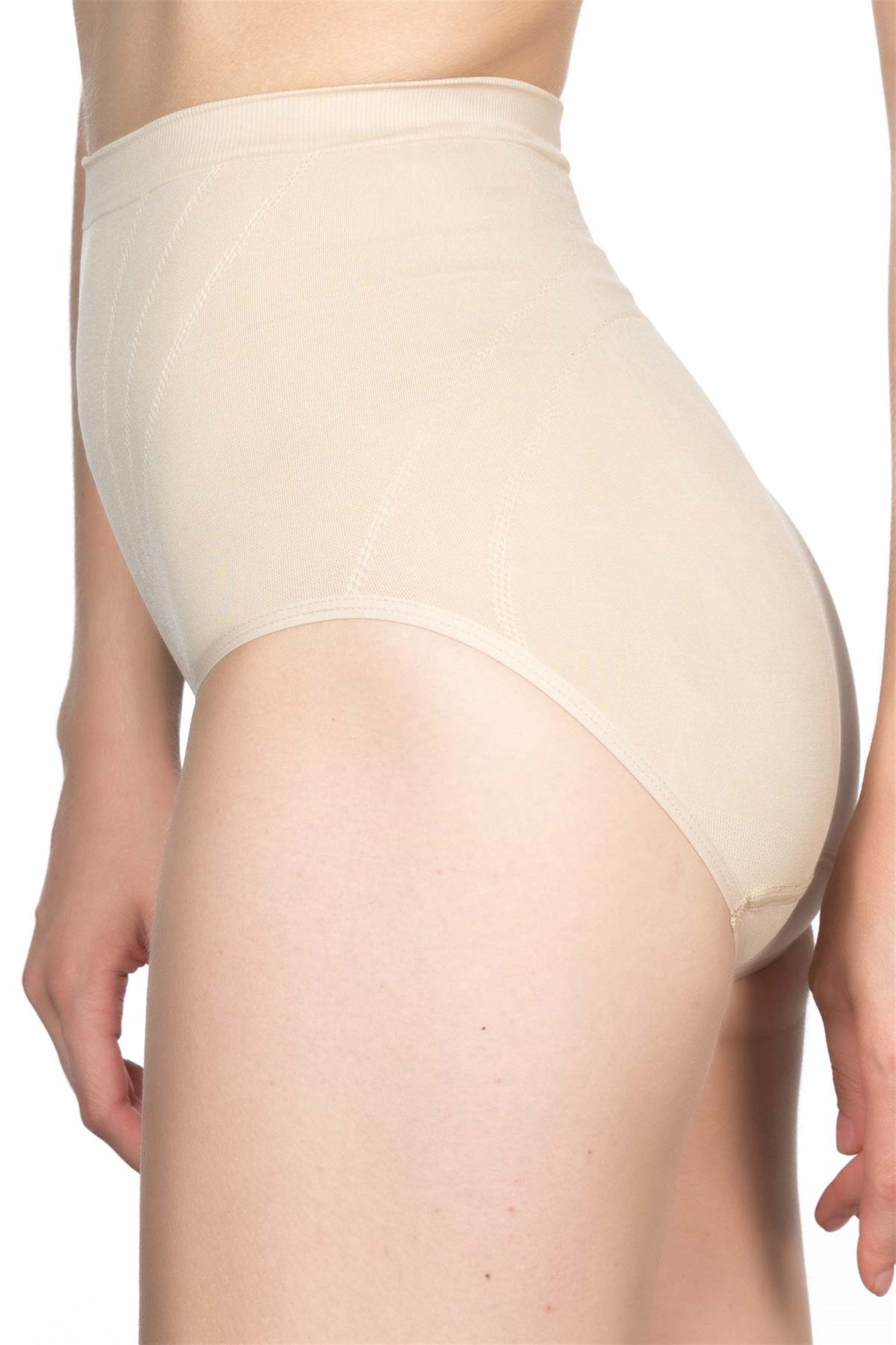 Shopymommy 2016 Seamless Classic Slip Postpartum Corset in a soft fabric, featuring anti-slip silicone backing and breathable design for postpartum recovery.