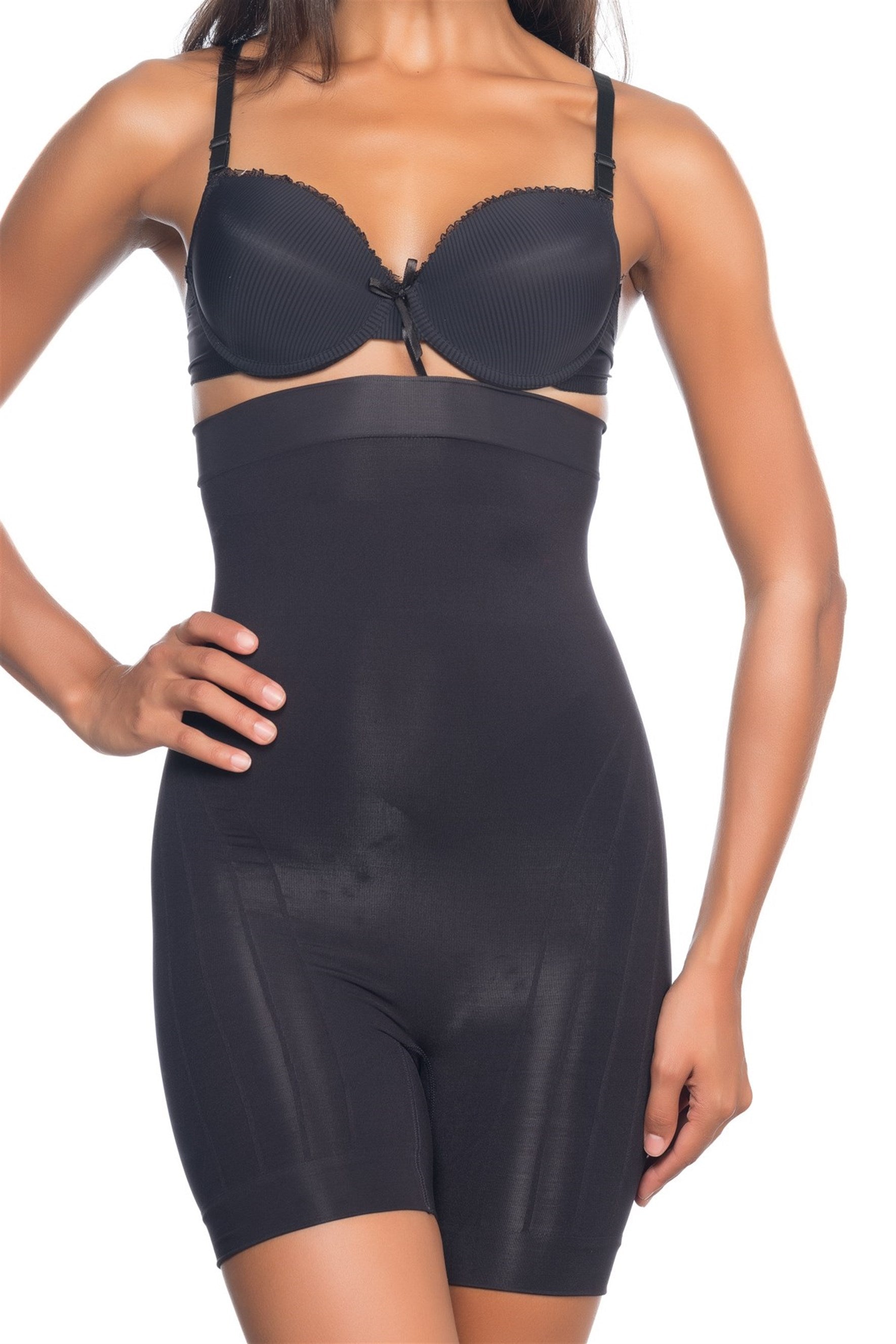 Shopymommy 2033 Seamless Postpartum Corset featuring breathable fabric and anti-slip silicone backing, ideal for postpartum recovery.