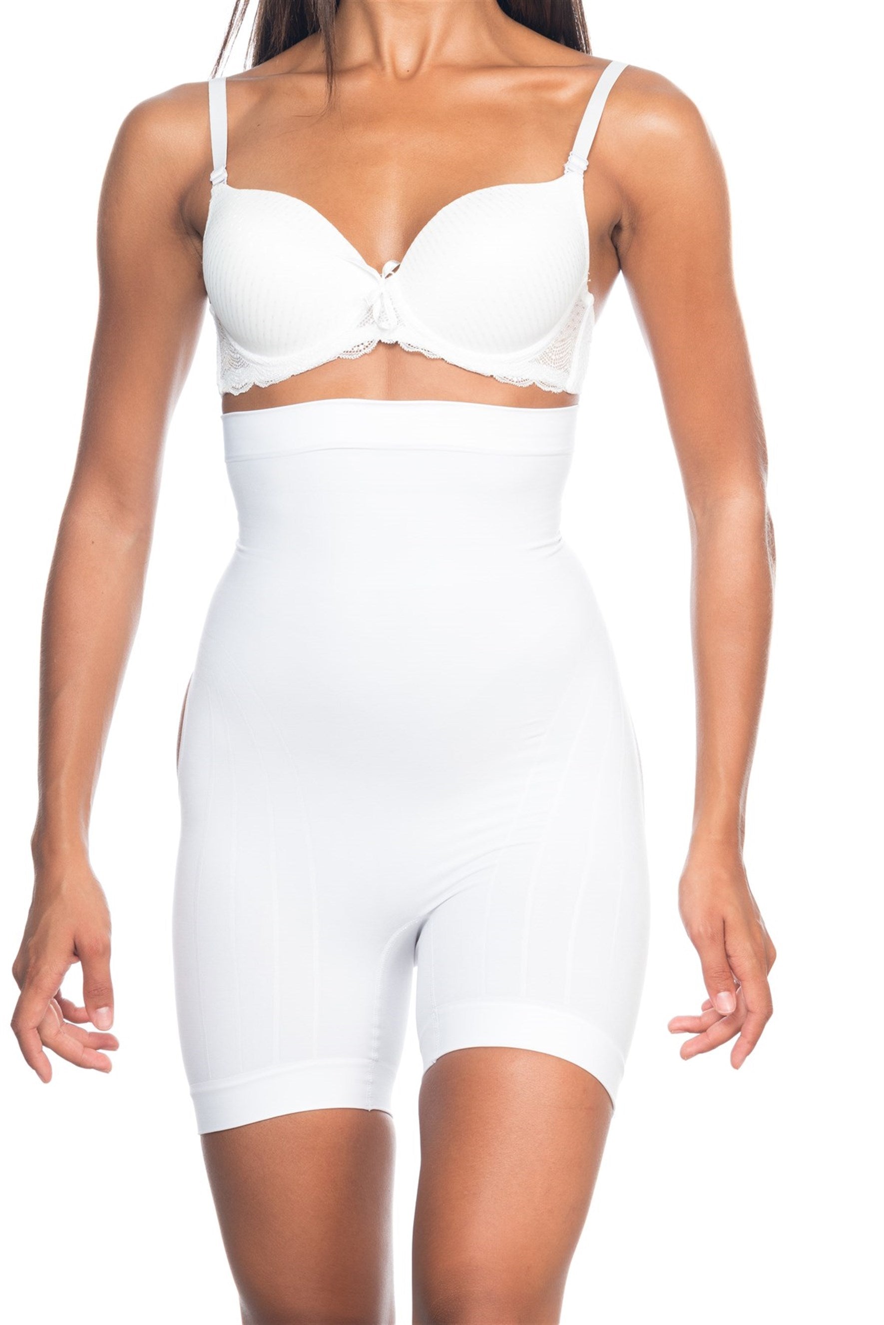 Shopymommy 2033 Seamless Postpartum Corset featuring breathable fabric and anti-slip silicone backing, ideal for postpartum recovery.