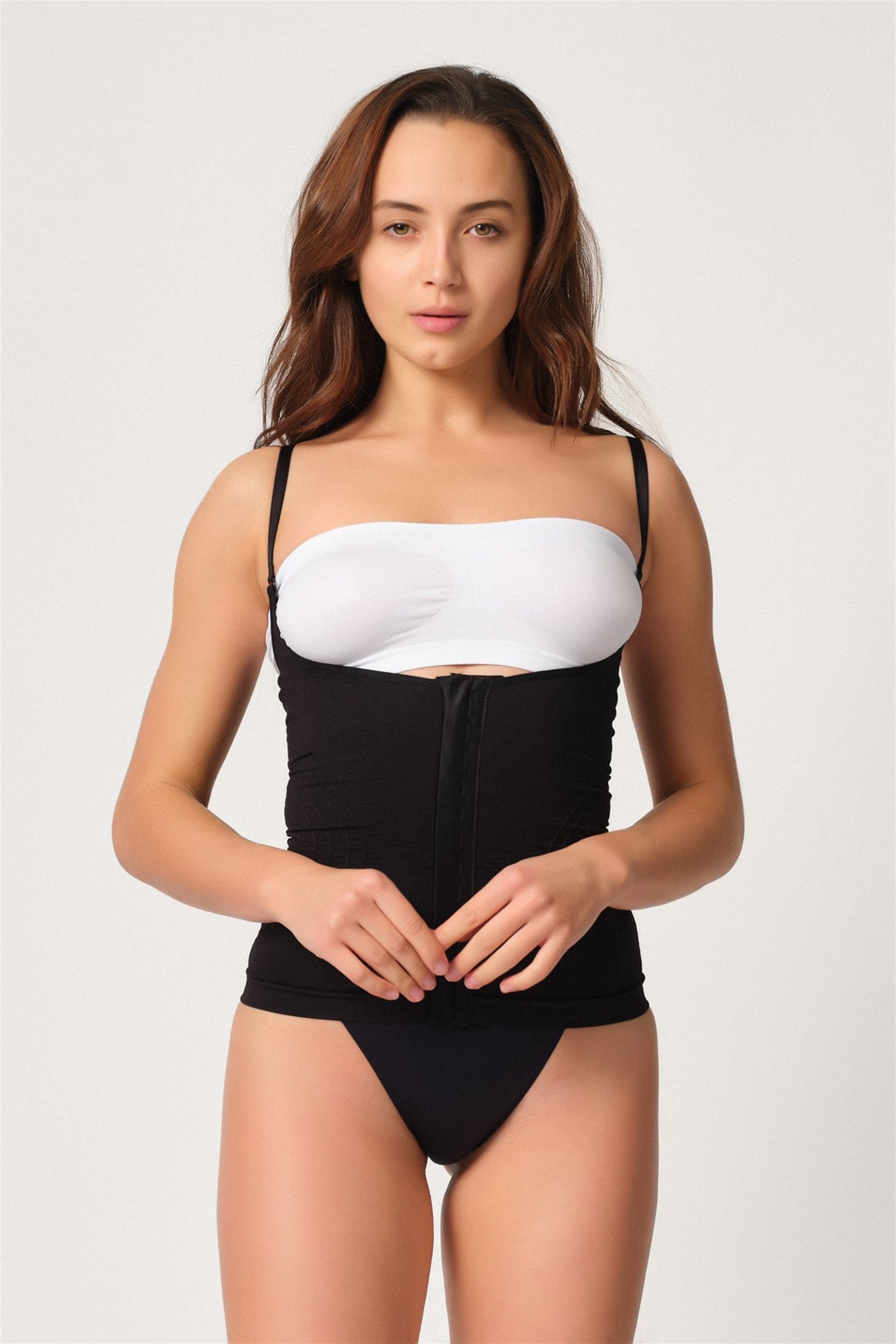 Shopymommy 2030 Athlete Postpartum Corset featuring breathable fabric and anti-slip silicone backing, designed for postpartum recovery.