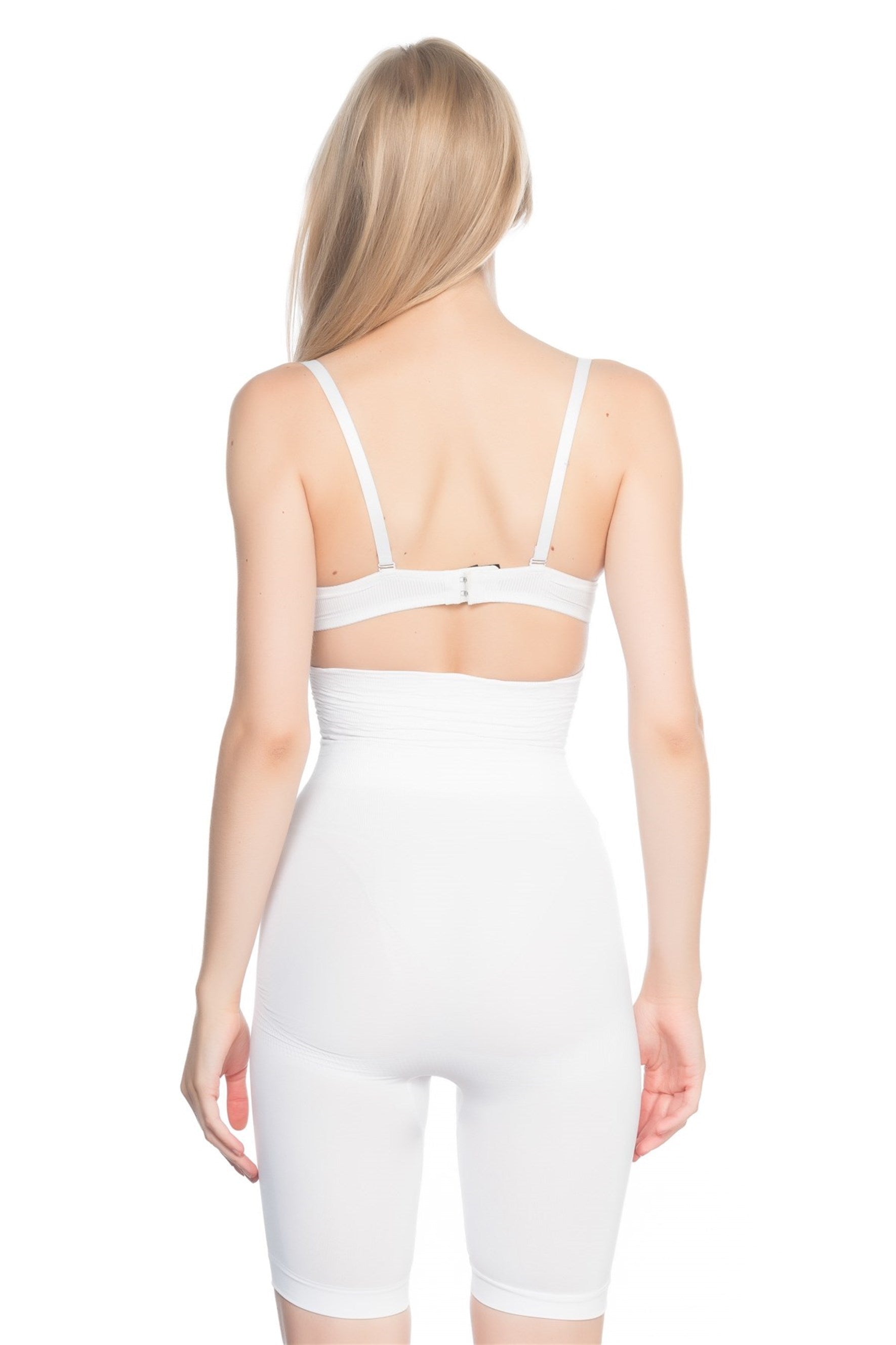 Shopymommy 2074 Patterned High Waist Double Long Johns designed for postpartum recovery, featuring anti-slip silicone backing and breathable fabric.