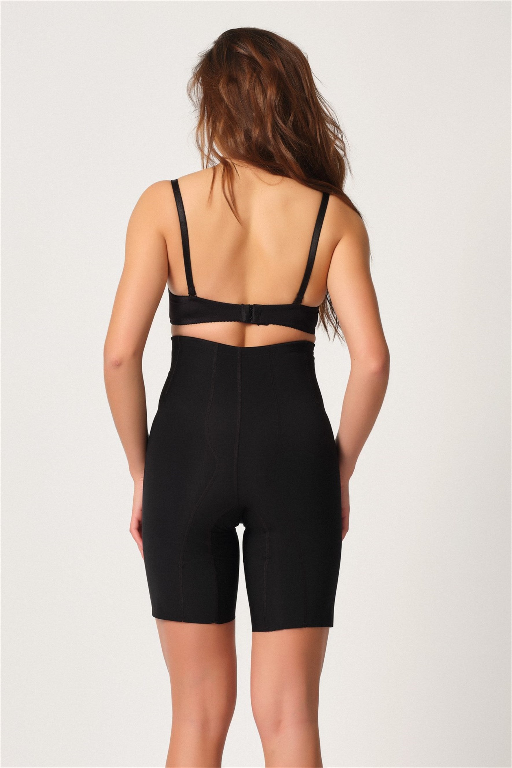 Shopymommy 2814 Boxer Postpartum Corset featuring breathable fabric and anti-slip silicone backing for postpartum recovery.