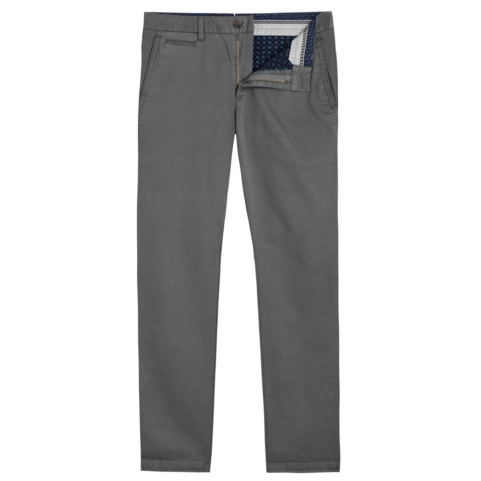 Feel Good Chinos in Faded Black, showcasing a modern slim tapered fit with a soft and breathable fabric.