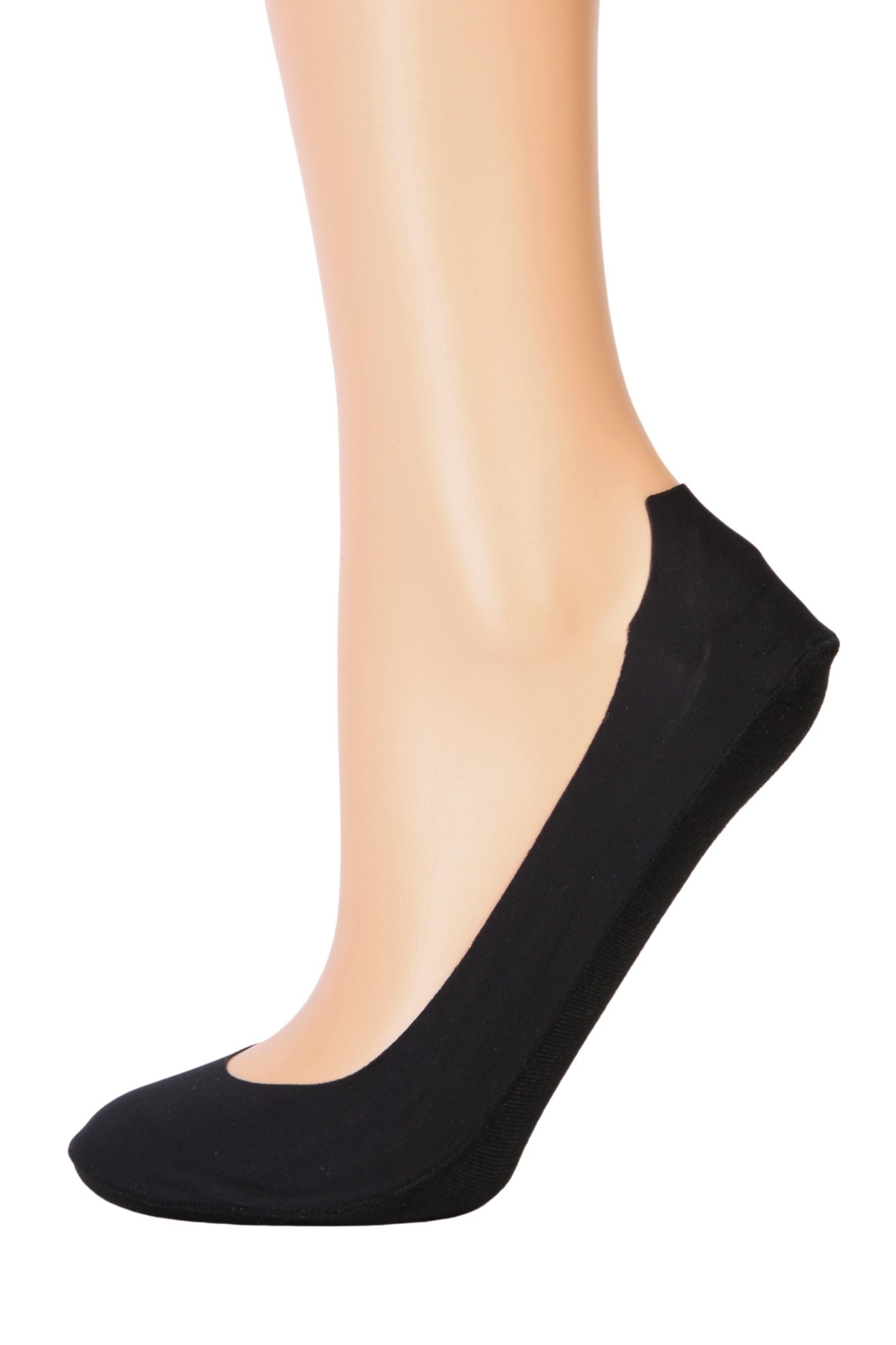 ALMADA black steps for women featuring a sleek design with a non-slip silicone edge and soft cottony soles.