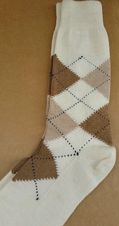 A pair of stylish Alpaca Argyle Socks featuring a classic argyle pattern, made from soft baby alpaca wool, suitable for golfers and casual wear.