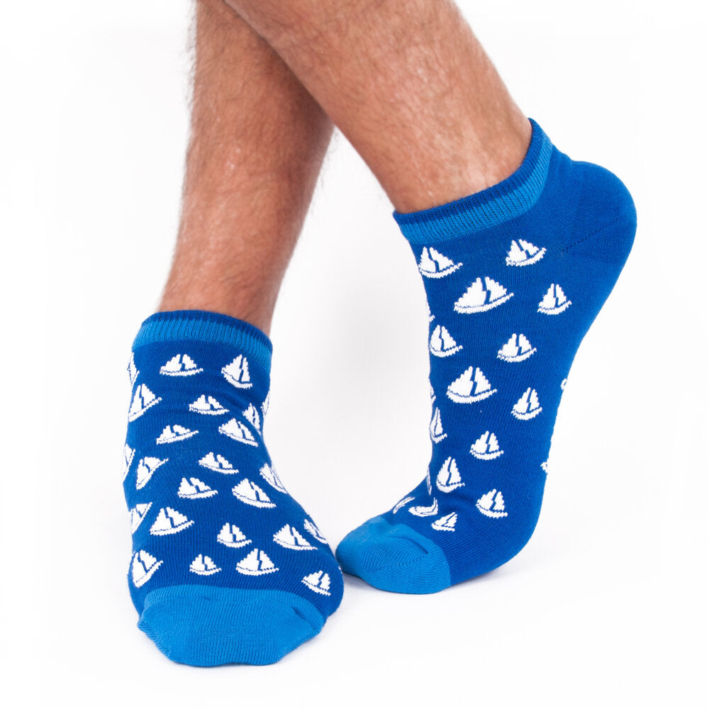 Anemoss Marine Collection Herren Sneakersocken Set in buntem Design, bestehend aus 3 Paar Socken für Männer, ideal für Sport und Freizeit.