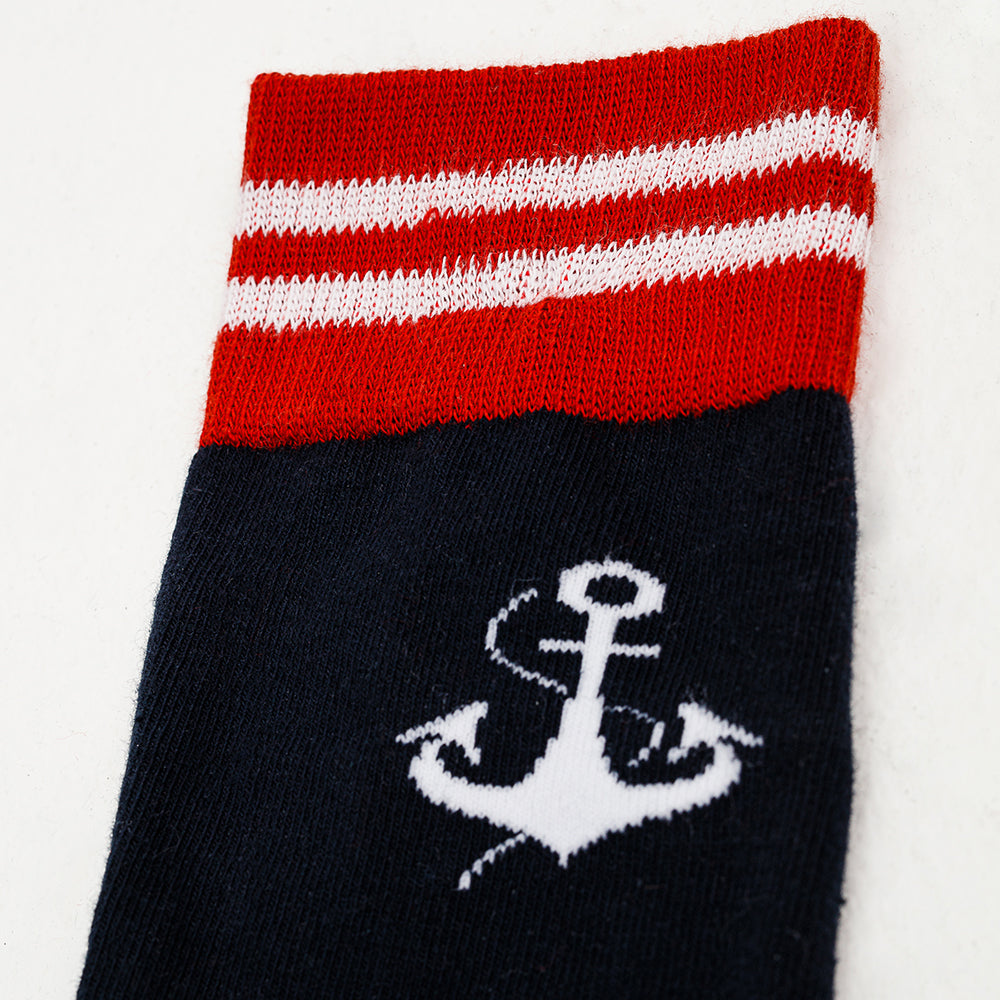 Anemoss Marine Collection Herren Socken Set in bunten Designs, bestehend aus drei Paar Socken aus natürlicher Baumwolle, ideal für jeden Anlass.