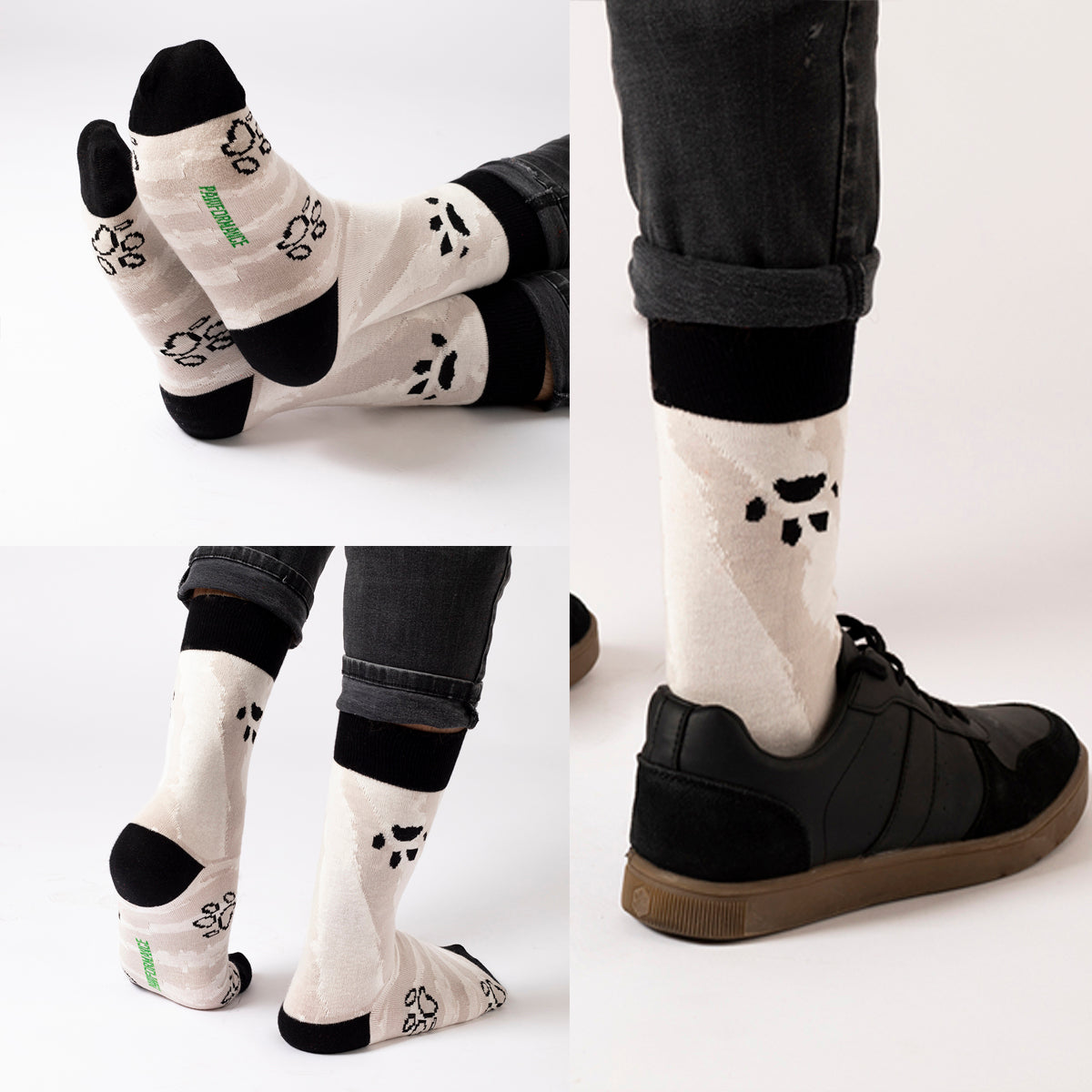 Biggdesign Dogs Herrensocken Set mit bunten Designs, bestehend aus drei Paar Socken aus natürlicher Baumwolle, ideal für jeden Anlass.