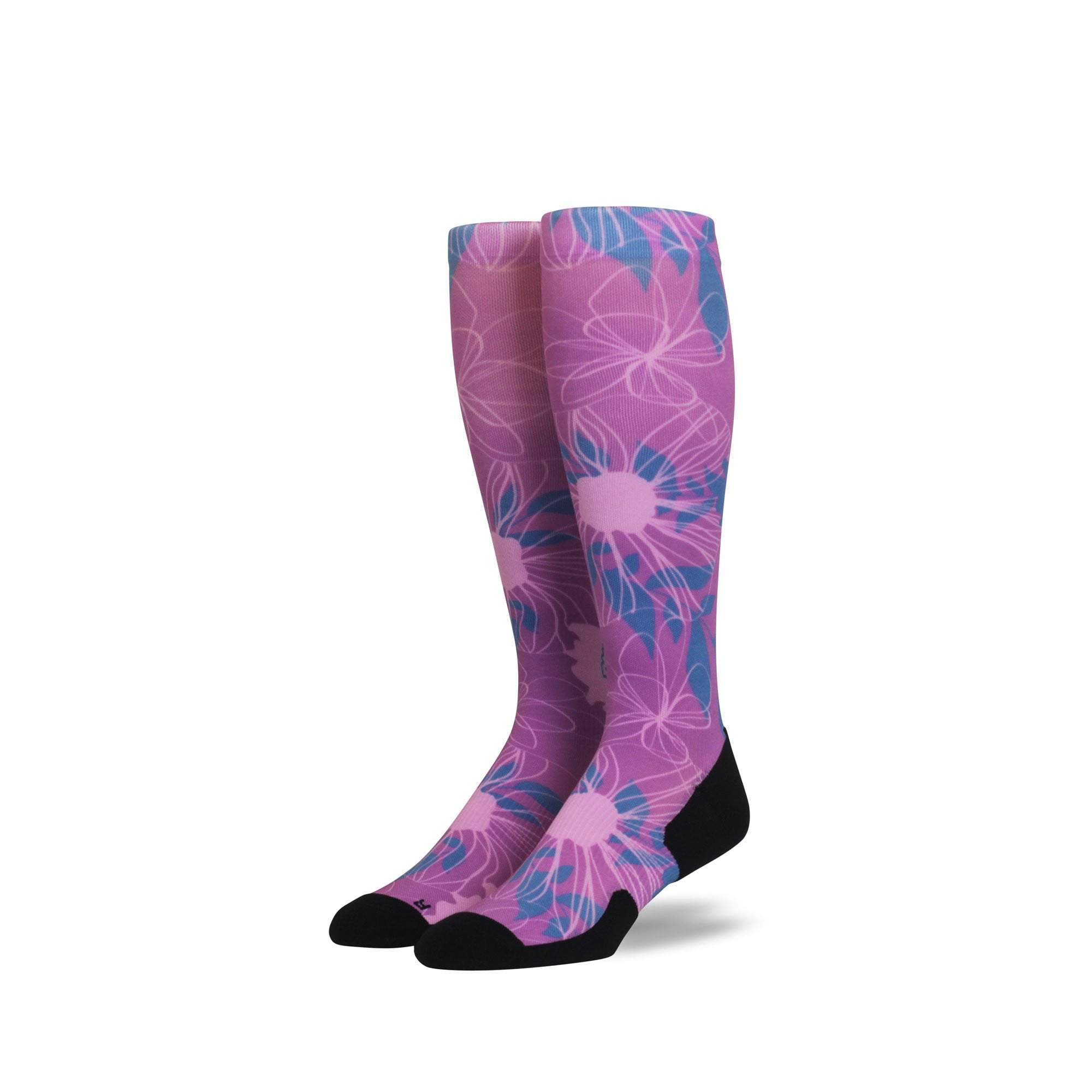 Bloom Run OTC Compression Socks featuring graduated compression technology for enhanced performance and comfort during running.