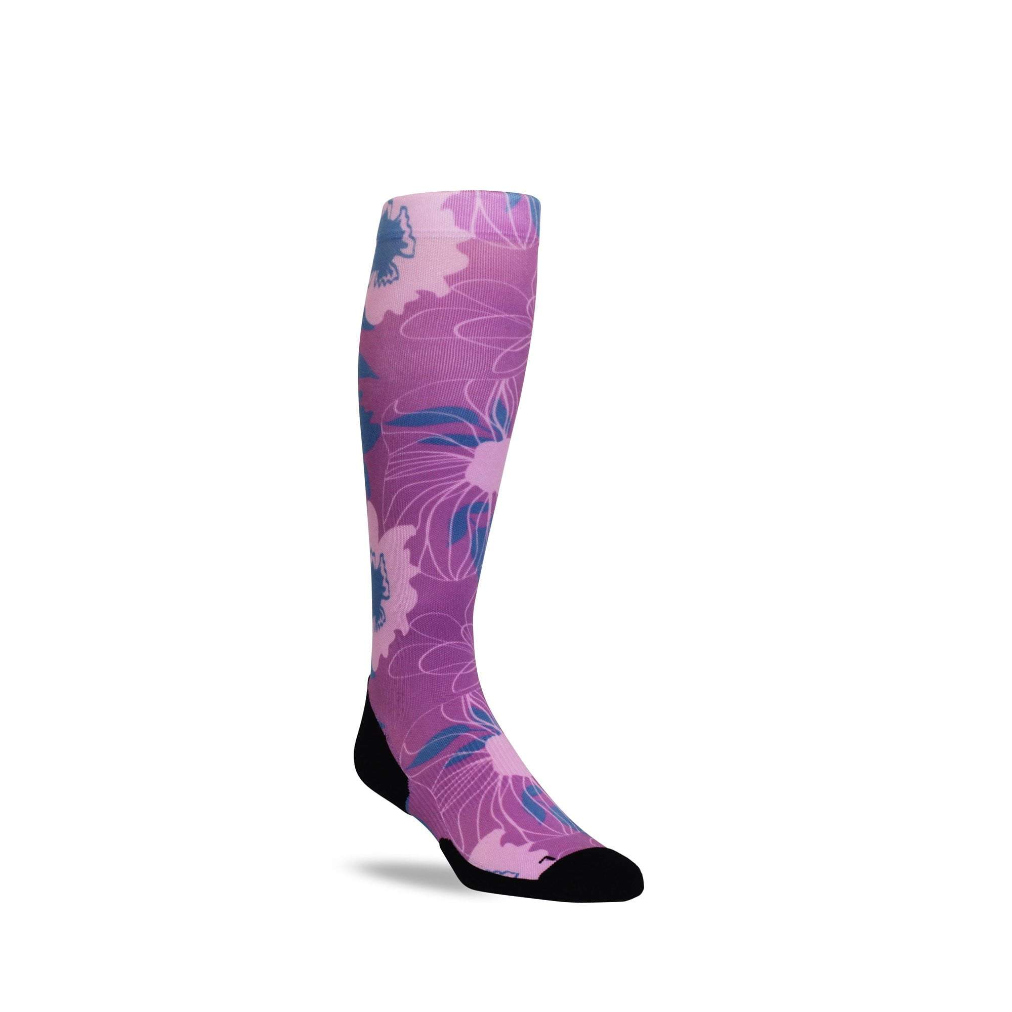 Bloom Run OTC Compression Socks featuring graduated compression technology for enhanced performance and comfort during running.