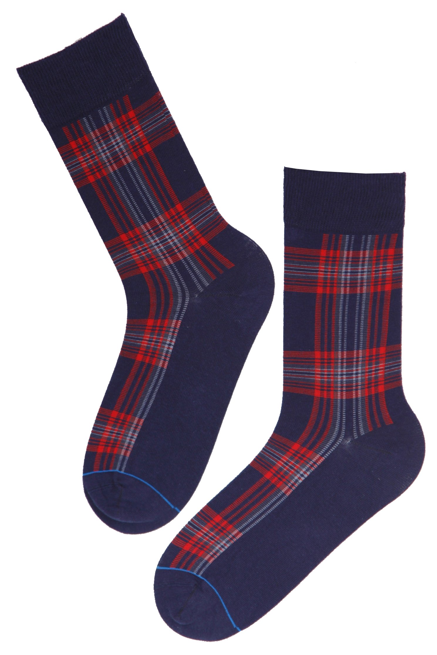 Main CARL men's socks with red stripes image