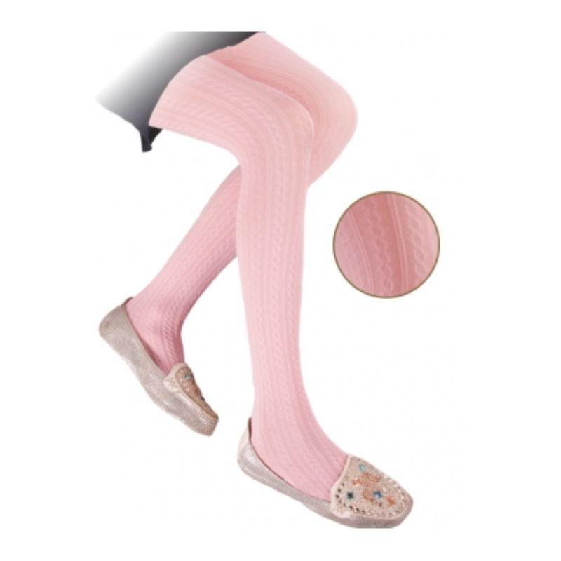 A pair of Micro Cable Pattern Tights for girls, featuring a stylish design and comfortable fit, available in various colors.