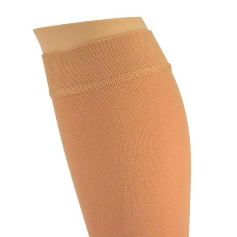 Two Microfiber Firm Compression Calf Sleeves in black, designed for graduated compression and muscle support.