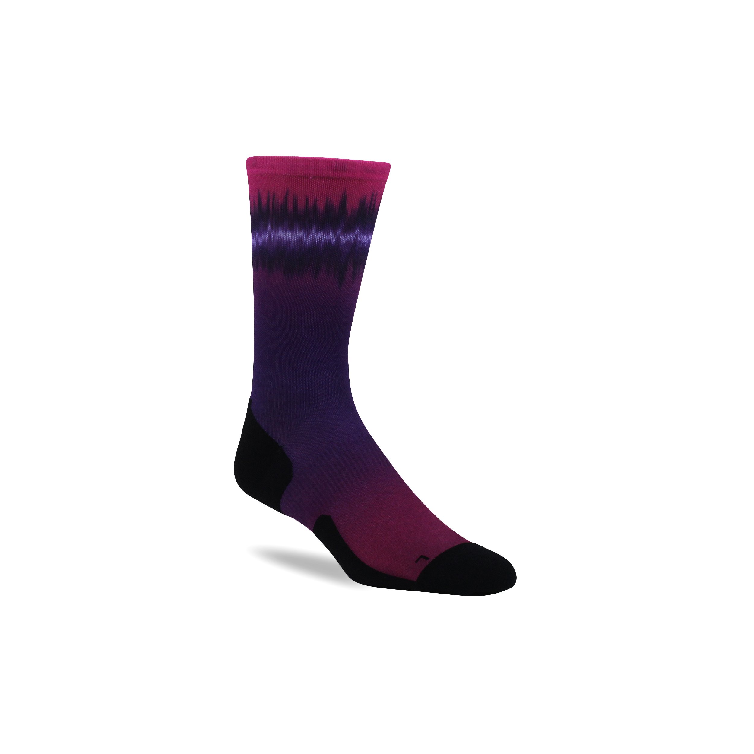 Soundwave Run Crew Compression Socks designed for enhanced performance and muscle support during running and workouts.