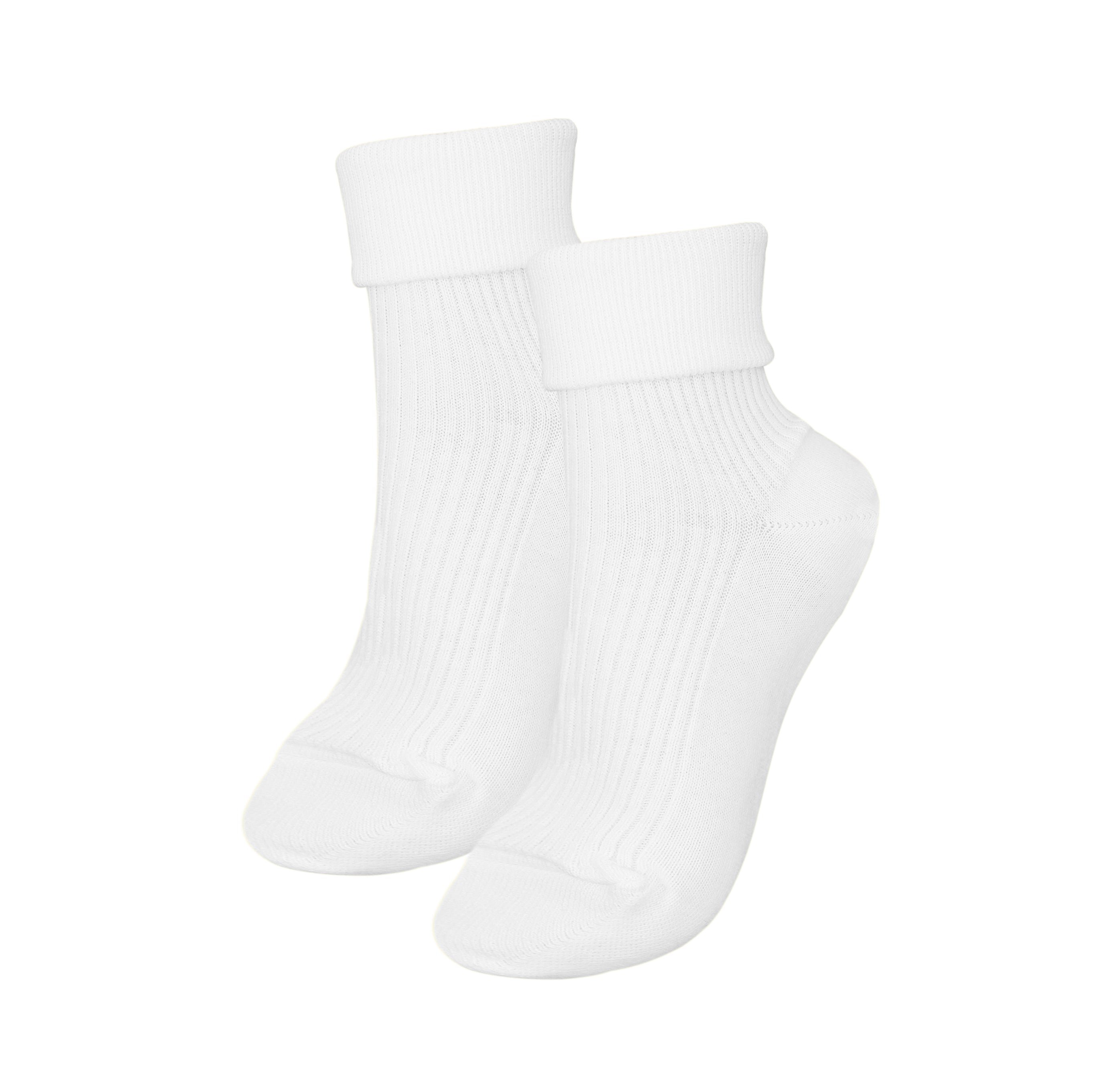 A pair of tittimitti® 100% Organic Combed Cotton Women's Socks in various colors, showcasing their luxurious texture and adjustable cuff design.